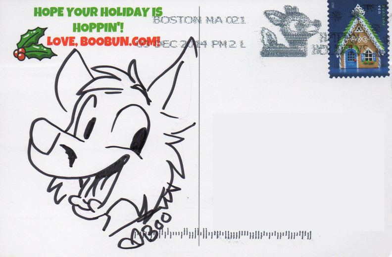 BooBooBunnyGirl - Christmas Card 2014